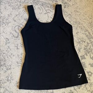 Gymshark Black Scoop Neck Tank Top size M